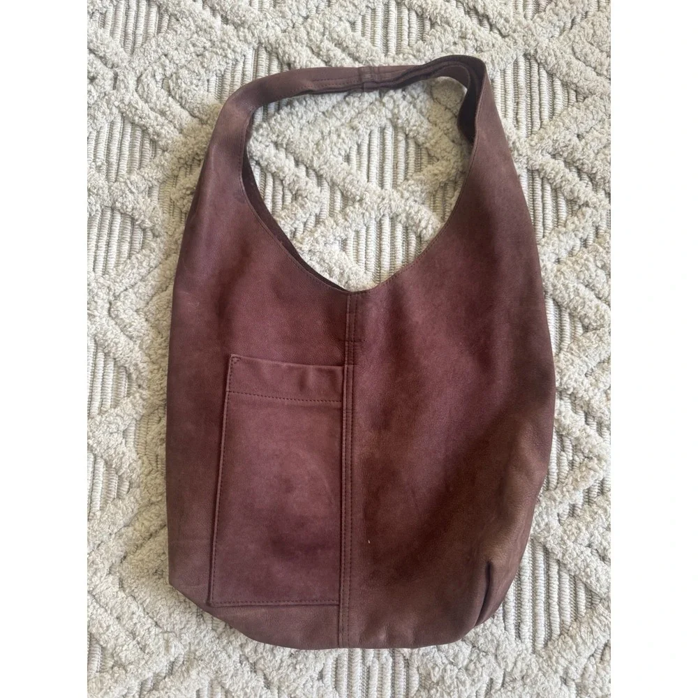 Rough and Tumble‎ Candid Sling Brown Soft Suede Leather Shoulder Bag